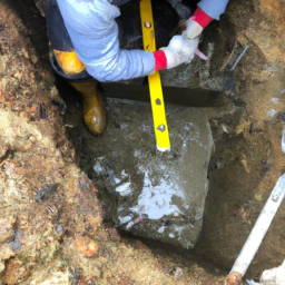 Construction d'un Mur de Soutènement en Blocs de Béton pour un Terrain en Pente Le Vesinet